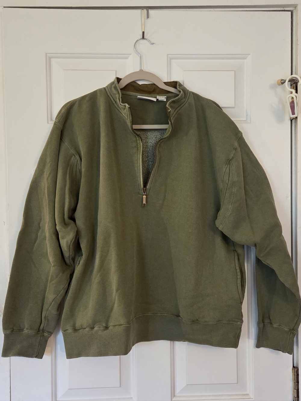 Vintage Orvis Quarter-zip Pulliver Sweatshirt Men's L